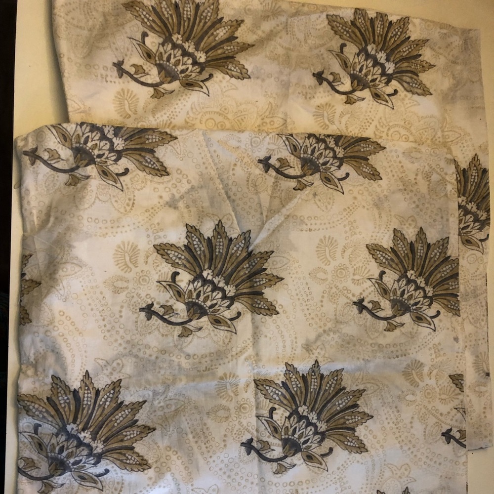 Two Custom 19 x 19 brand new LaLa pillow covers
